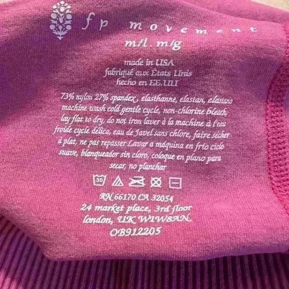 Free People Movement High-Rise 7/8 Length Good Karma Leggings NWOT MSRP $78 - Picture 4 of 4